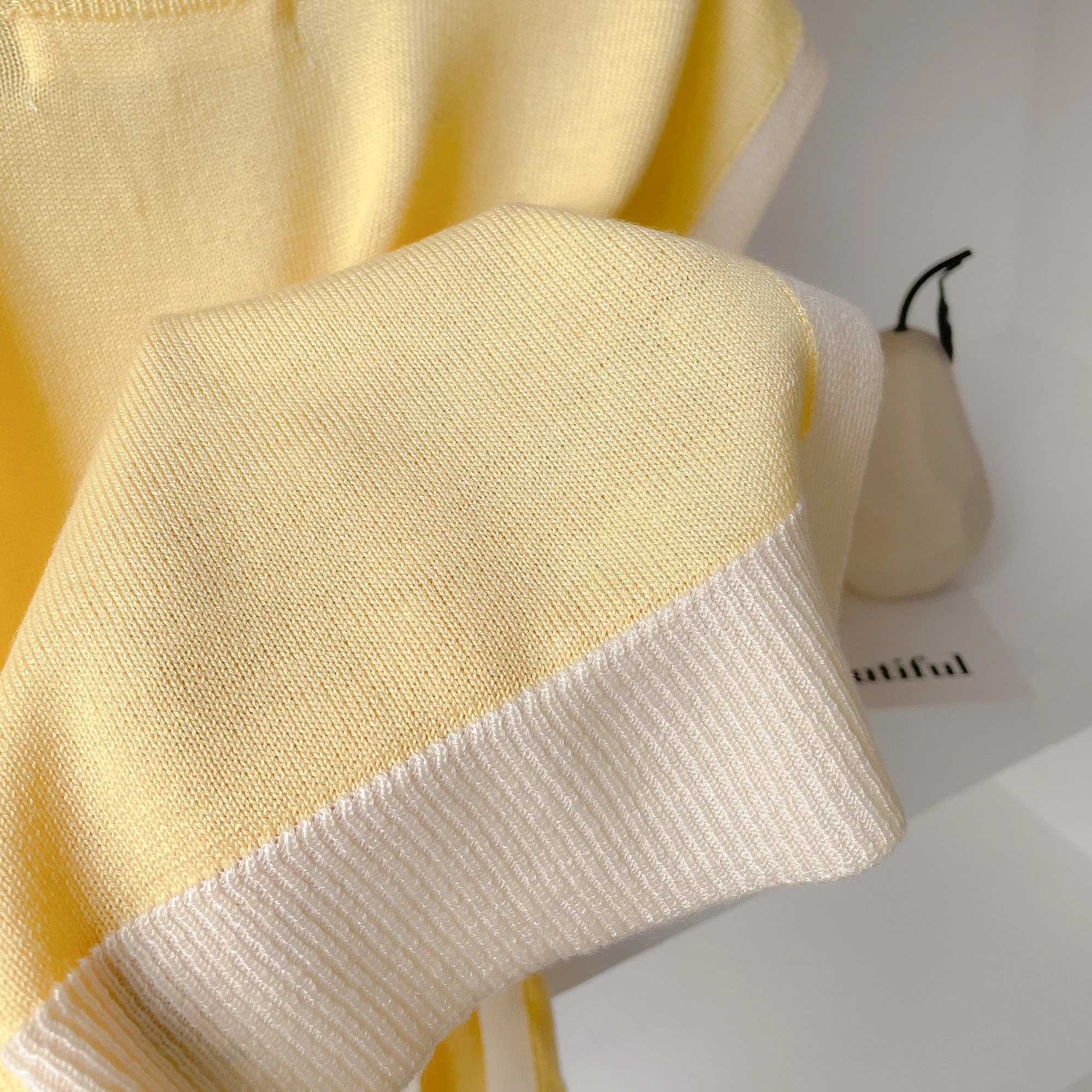 Spring and summer knitted striped shawl with high-end summer office air-conditioned room neck and shoulder shawl W240810