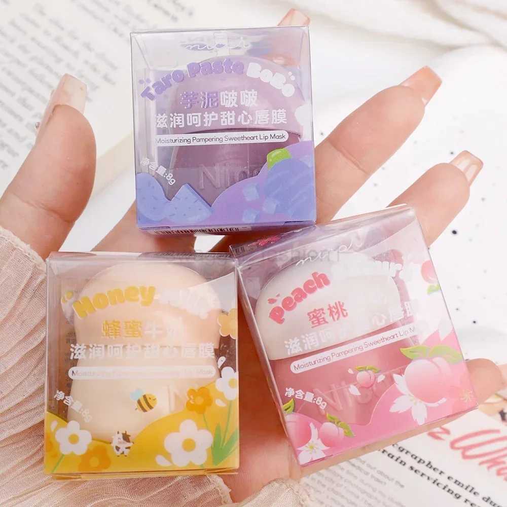 Cute Honey Lip Balm Masks Long Lasting Moisturizing Reduce Fine Lines Unisex Lip Balm Set Fade Lip Line Lip Oil Korean Lip CareXJ240812