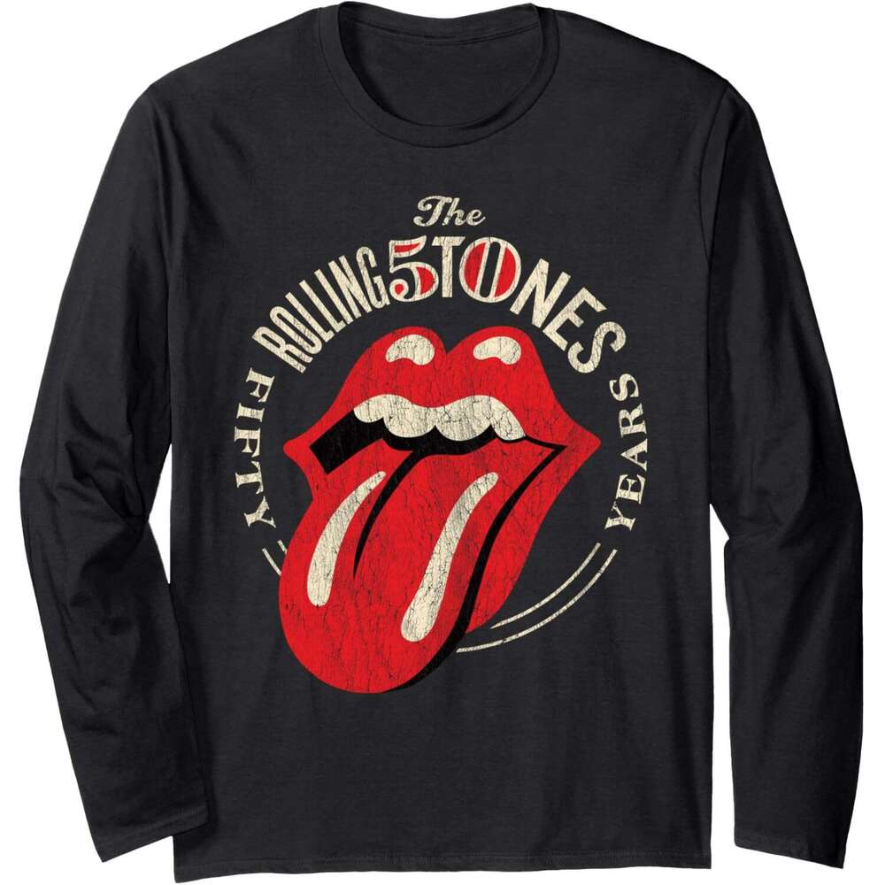 Long Sleeve Shirts for Men sweatshirt 50th Anniversary Long Sleeve T-Shirt T shirt Tee Streetwear Casual tops clothes