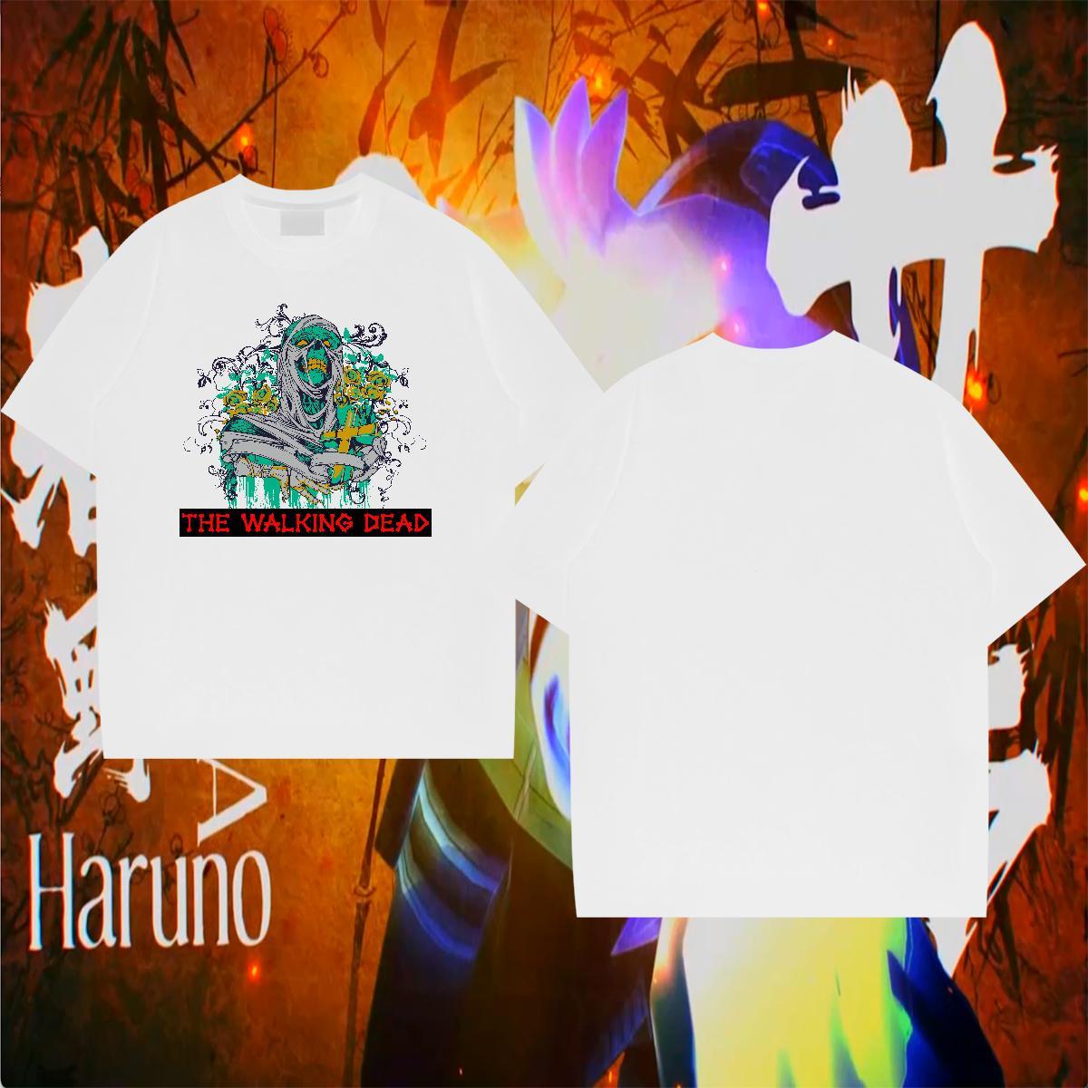 Brand T shirt skull Wear 230g Cotton High Street Hip Hop Soft Skull Short Sleeve O-Neck Tshirts