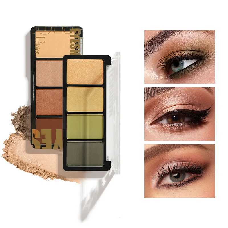 Eyeshadow Palette - Matte Makeup Eyeshadow Palle | Long Lasting 4 Colors Make Up Eye Shadows for WomenCL240812