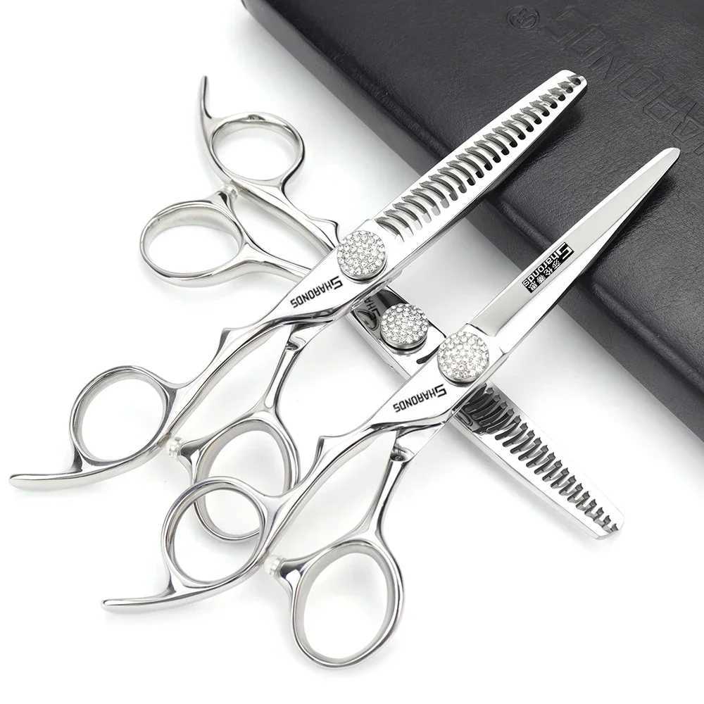 SHARONDS Professional Hairdressing Scissors Hairdresser Dedicated Clippers 440C Japanese Steel Barber specialized Hair Scissors CL240812