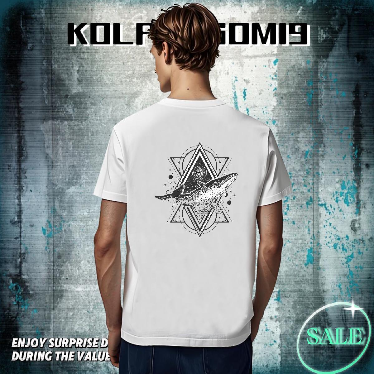 Stylist T Shirt For Man eye of the devil Tees 230g 100% Cotton Street TOP Quality White Plus Size Breathable Men Clothes T-Shirt
