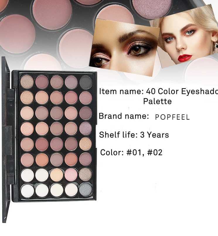 Pearlescent 15/40 Color Eyeshadow Palette High Saturation Eye Shadow Plastic This European American Hot Selling Spot Earth ColorCL240812