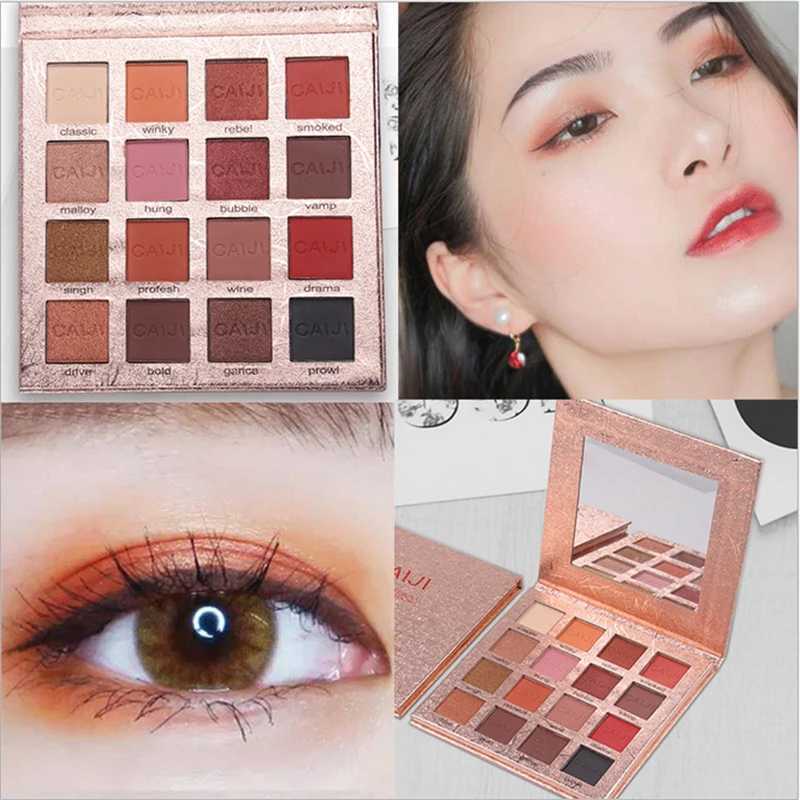 Fashion Charming Glitter Eyeshadow 16 Color Palette Make up Palette Matte Shimmer Pigmented Eye Shadow PowderCL240812