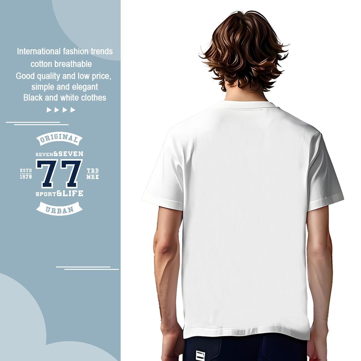 Classic Men Clothes T-Shirt letter 230g 100% Cotton Spring Summer Breathable Crew Neck T shirt Custom Anime Designer Fashion Tshirts