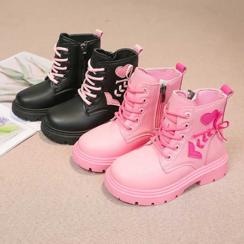 Womens leather boots low cut side zipper winter outdoor womens single boots non slip and waterproof Sandalia De Mujer W240810