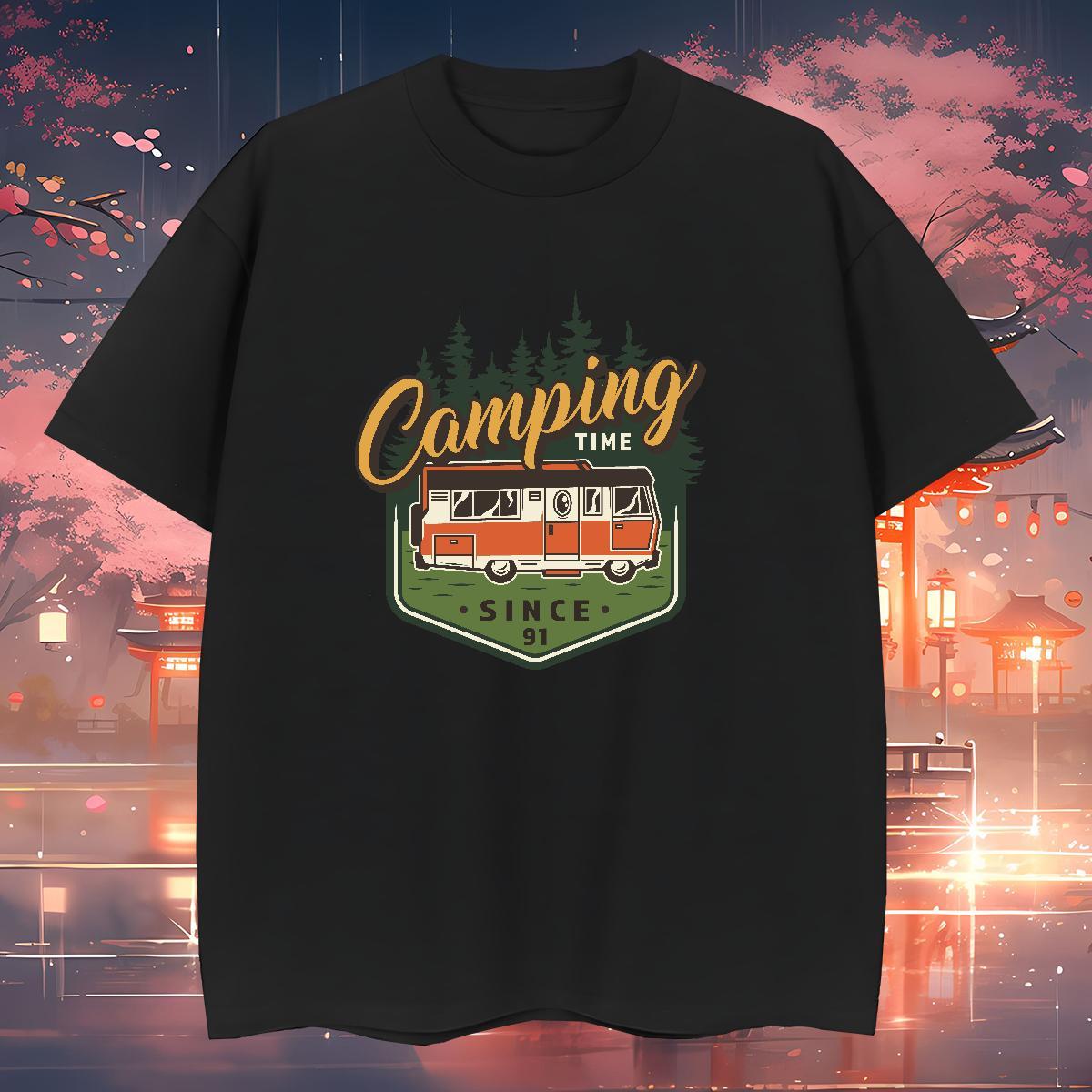 2024 230g 100% Cotton T-Shirts Casual Daily Wear Tshirts Tee Shirt Breathable Short Sleeve TOP Quality DIY Printed