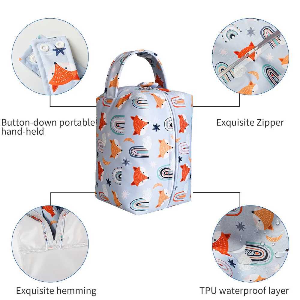 BIAI 1 waterproof wet storage bag baby nap storage bag outdoor sports storage bag travel cosmetics organizer Christmas gift W240812