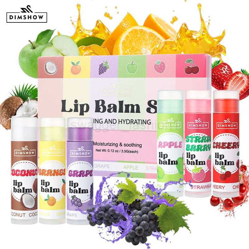 6 flavors of fruit moisturizing lipstick Moisturizing and moisturizing lip mask desalination lip mask lip balmXJ240812
