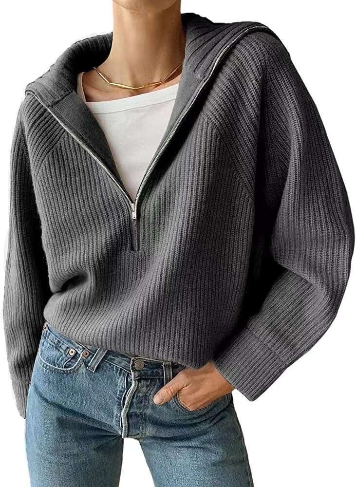2024 style top short jacket women's personalized fashion trend knitted sweater H812#55