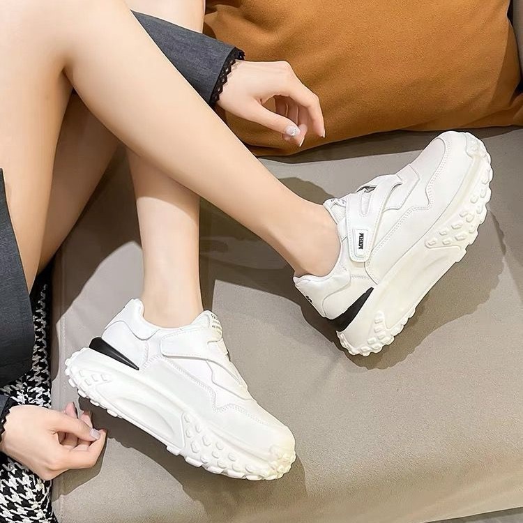 Ddmysports Spring New Korean Edition Little White Female Ins Student Street Photography Internet Red Board Shoes Thick Bottom Casual Outdoor