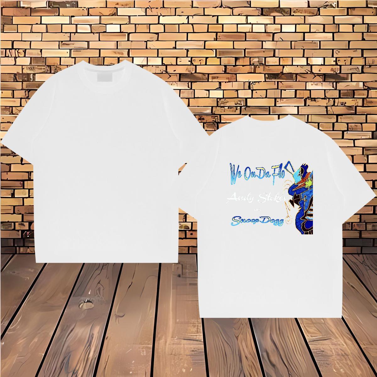 Factory Direct Men T Shirts cartoon Clothings 230g 100% Cotton Sports Casual High Quality Plus Size Cartoon Round Neck Short Sleeve Tshirt for Man Wom