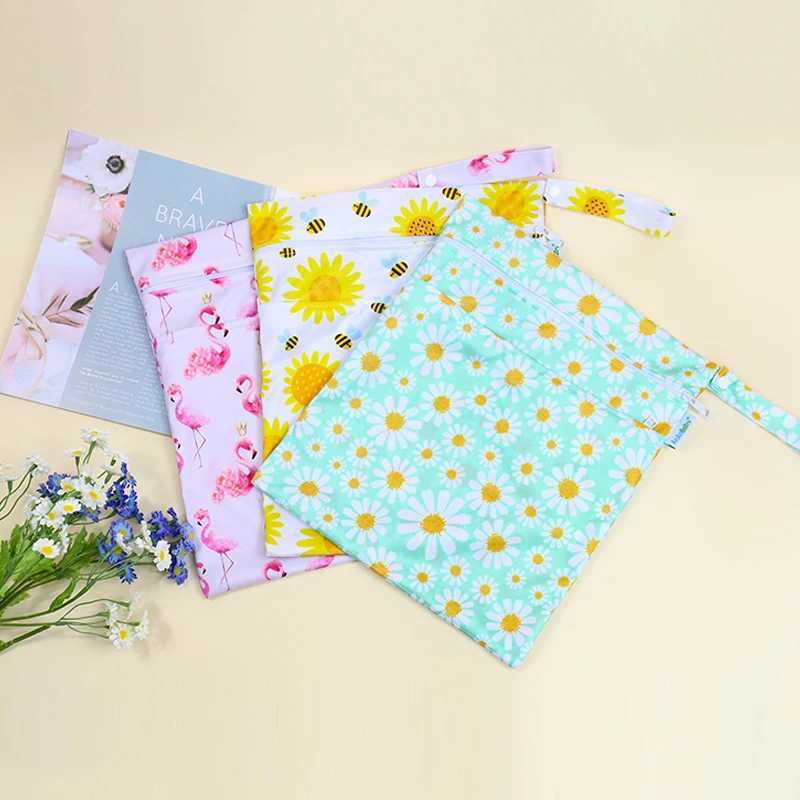 36 * 30cm washable wet urine bag waterproof swimming carrying bag double zipper travel wet bag W240812