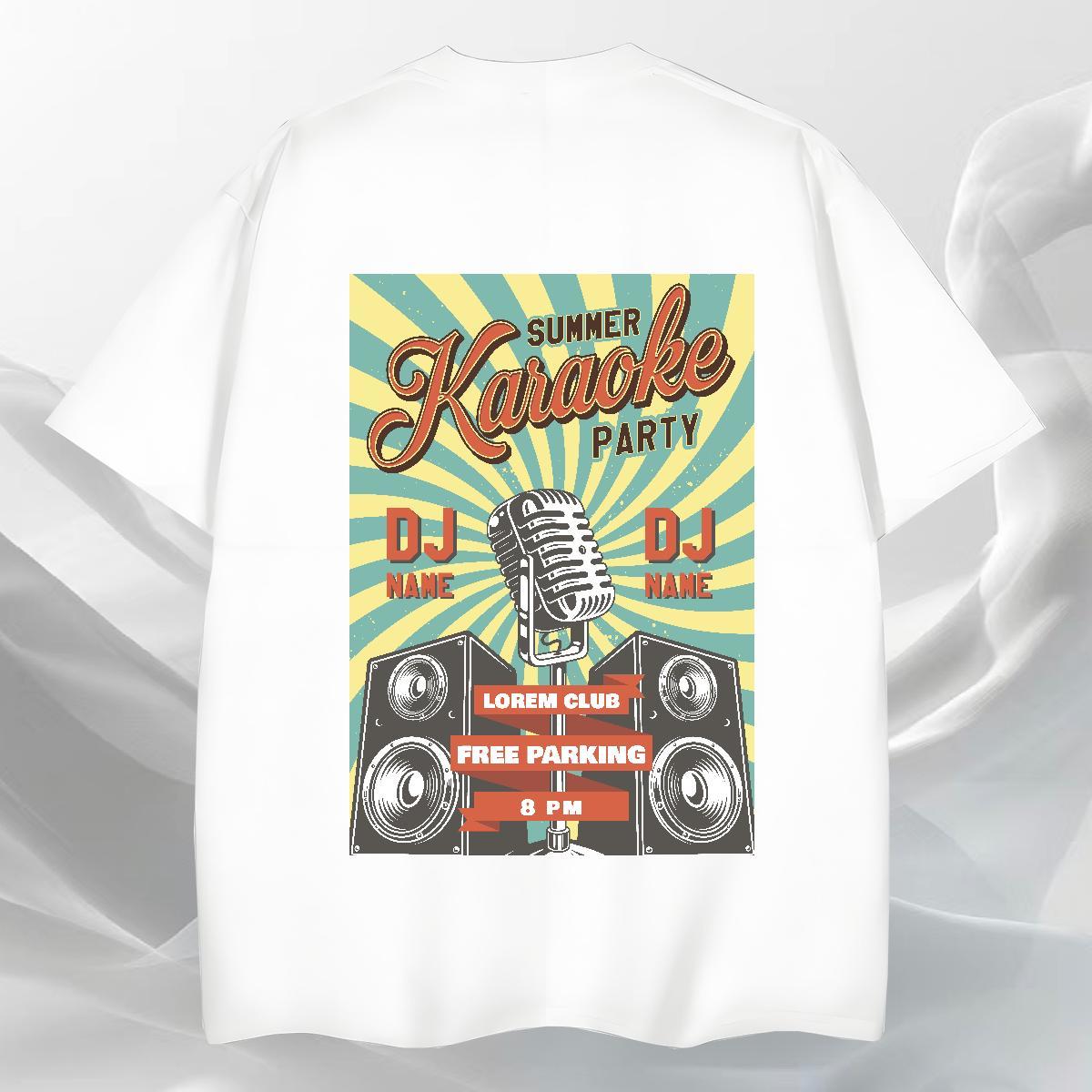 New Arrival T Shirt For Man radio Tees 230g 100% Cotton Spring Summer Loose Fit Custom Big Size Breathable Tshirt for Man Woman
