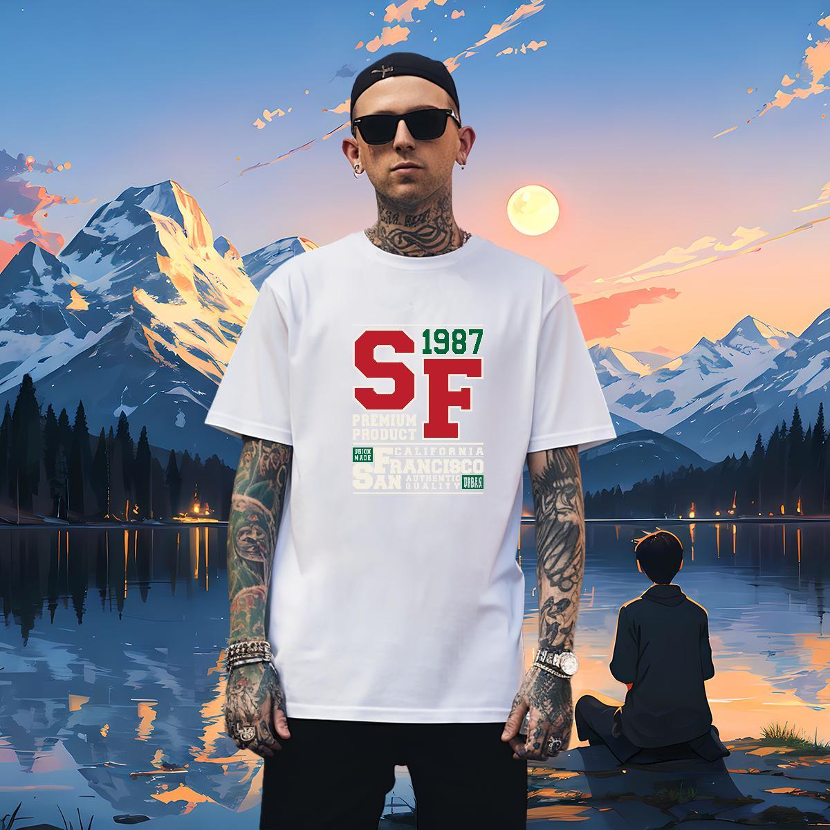 Designer Mens Tshirts letter 100% Cotton 230g Casual Beach Breathable Short Sleeve Man T Shirts Skull Fashion Designer Clothes