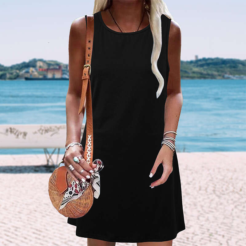 New Little Black Group Womens Tank Top Dress Sexy Dress Polka Point Chiffon Long Sleeve Dress Sexy Short Novelty Denim Dress Pregnant Womens Dress
