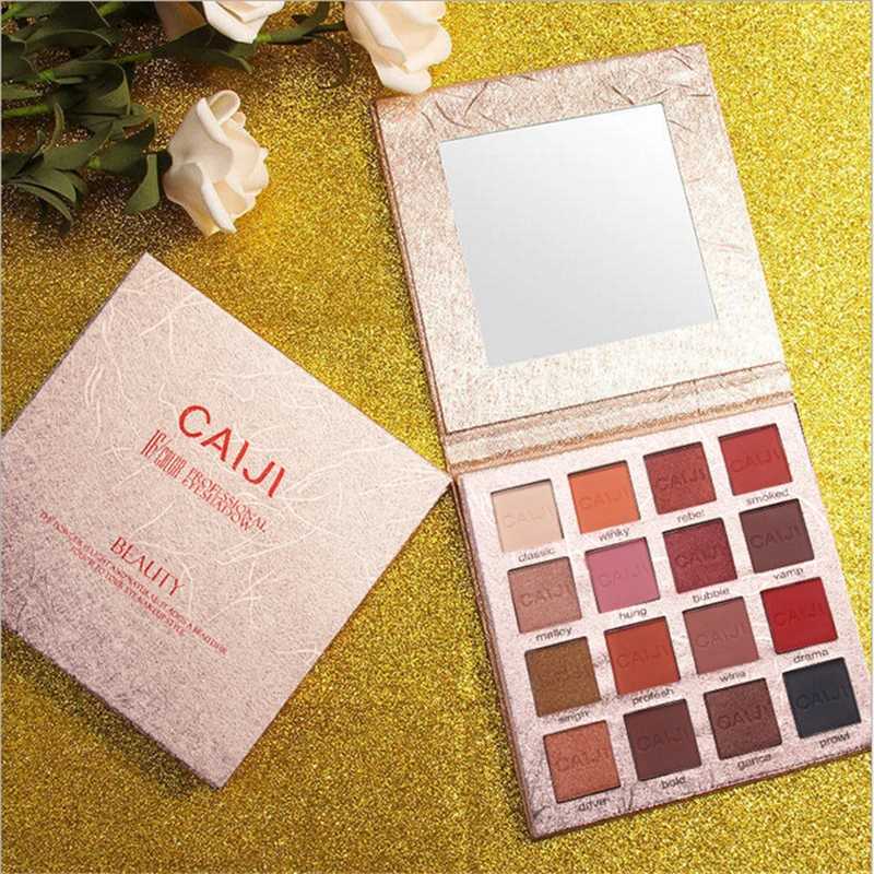 Fashion Charming Glitter Eyeshadow 16 Color Palette Make up Palette Matte Shimmer Pigmented Eye Shadow PowderCL240812
