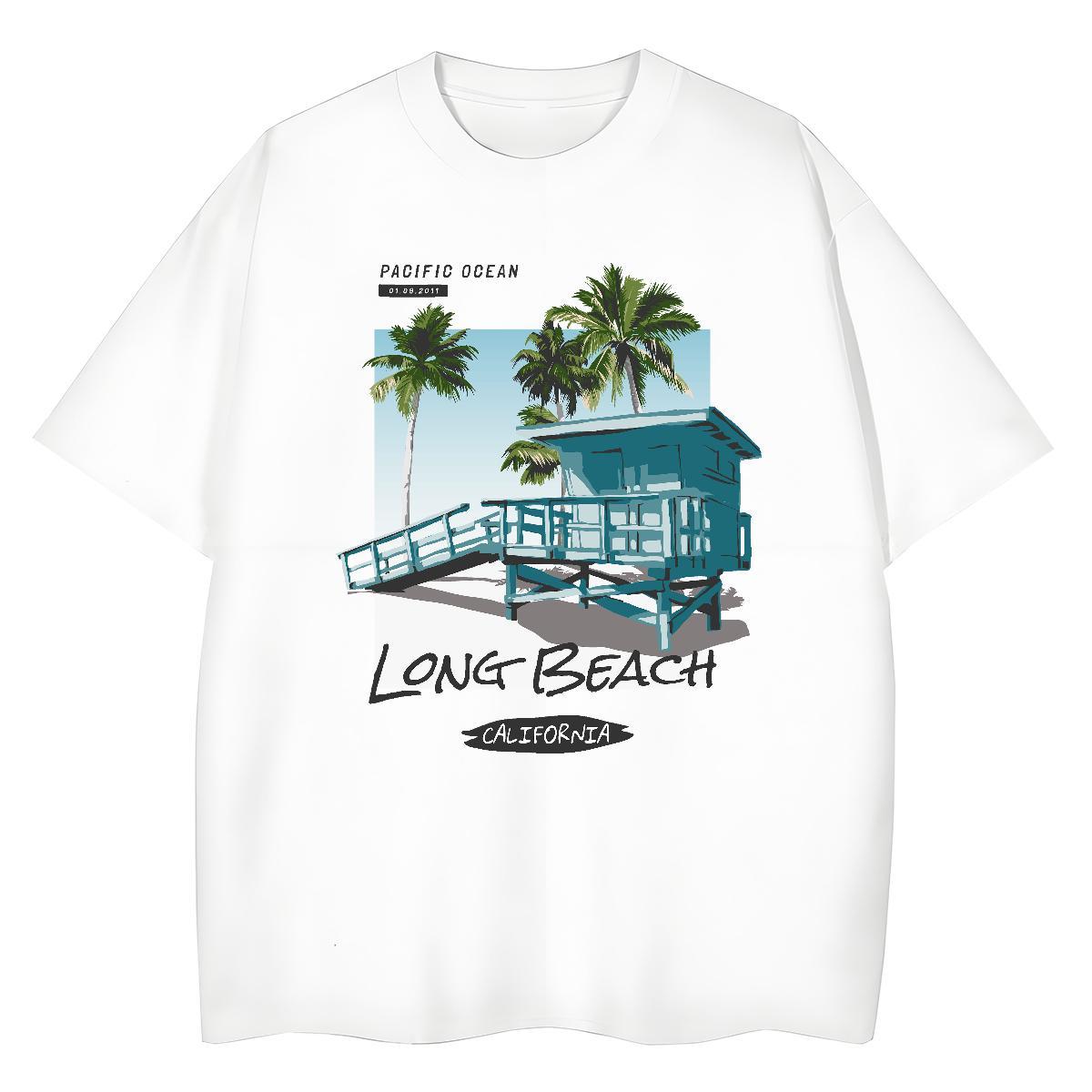 Classic T Shirt For Man House Breathable Hip Hop Black Oversized 100% Cotton 230g Men Clothes T-Shirt Wholesale Wear