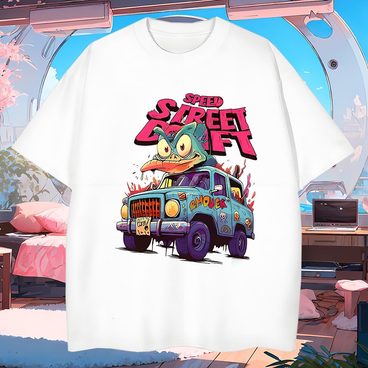 Designer Men Tees car 230g 100% Cotton Spring Summer O Neck Short Sleeves T shirt DIY Customized Clothes