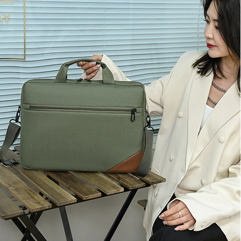 14 inch laptop case bag Hp Dell shock resistant briefcase travel business womens model 240810