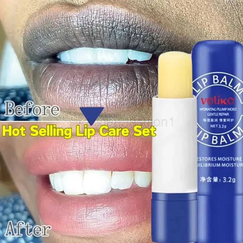 Instantly Lip Balm Remove Dark Lighten Melanin Lip Mask Fade Lip Line Brighten Exfoliating Moisturize Dead Skin Repair Lip CareXJ240812