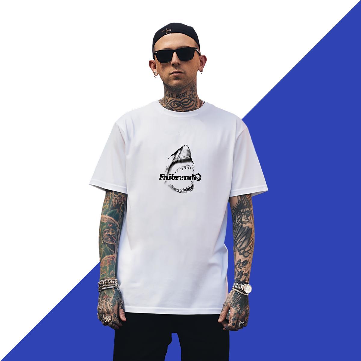 Unisex Tshirt for Man Woman letter 230g 100% Cotton Spring Summer Pure Cotton T Shirt For Man Custom Printing Fashion New Tops Shirt
