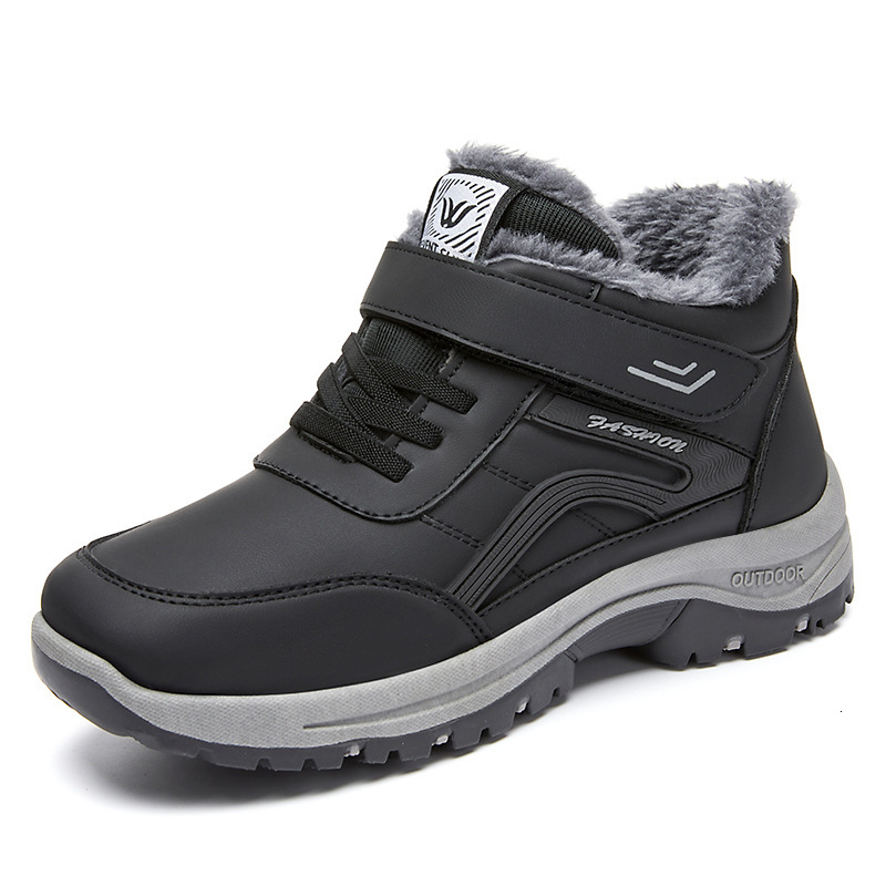 Ddmysports Live Streaming Hiking Snow Boots Winter New Mother S Shoes With Added Velvet And Thick Elderly Walking Cotton Outdoor Shoes