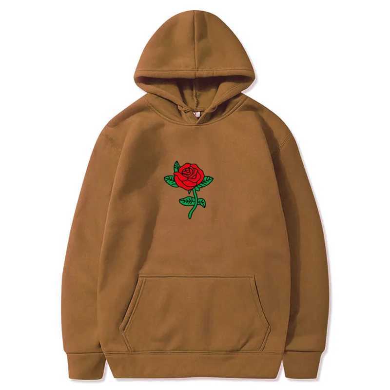 Flowers Graphic Printing Mens Hip Hop Hoodie Sweater Unisex Fashion Casual Oversized Eu Size Mens HoodieW240724