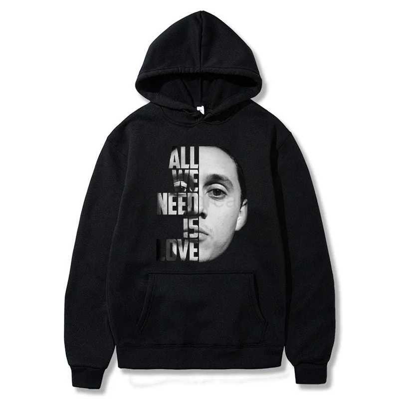Canserbero Hoodies Men Fashion Rapper Graphic Printed Sweatshirts Women Casual Harajuku Streetwear Tracksuit Hooded PulloverXJ240812
