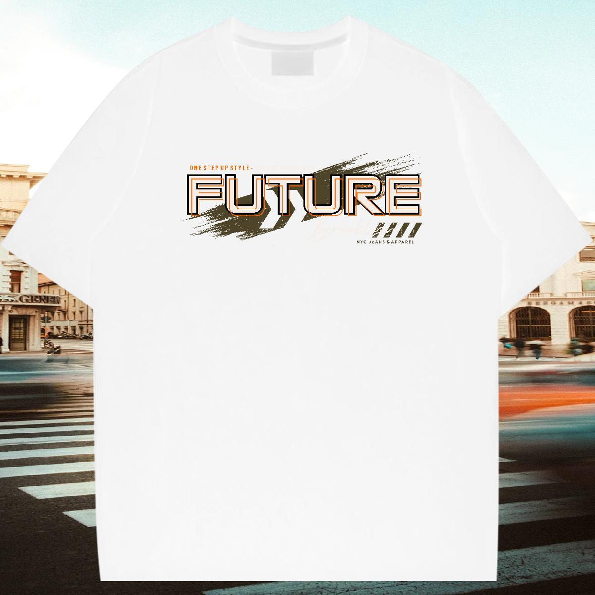 Classic Casual T Shirts Men letter Tees 100% Cotton 230g Spring Summer Cool Design Graphic Round Neck Short Sleeve Men Tops Tees