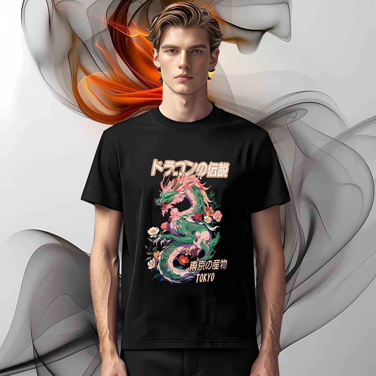 Fashion Design 230g 100% Cotton T-Shirts Street Casual Mens Tshirts Tops Tees Round Neck Short Sleeve Designer Plus Size Cartoon
