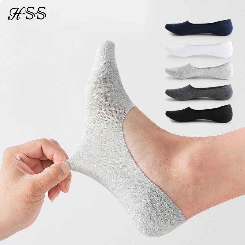 5 Pairslot Men Cotton Socks High Quality Casual Breathable Invisible Boat Sock Ankle Short Sports Men Socks Summer Male EU37-44 240812