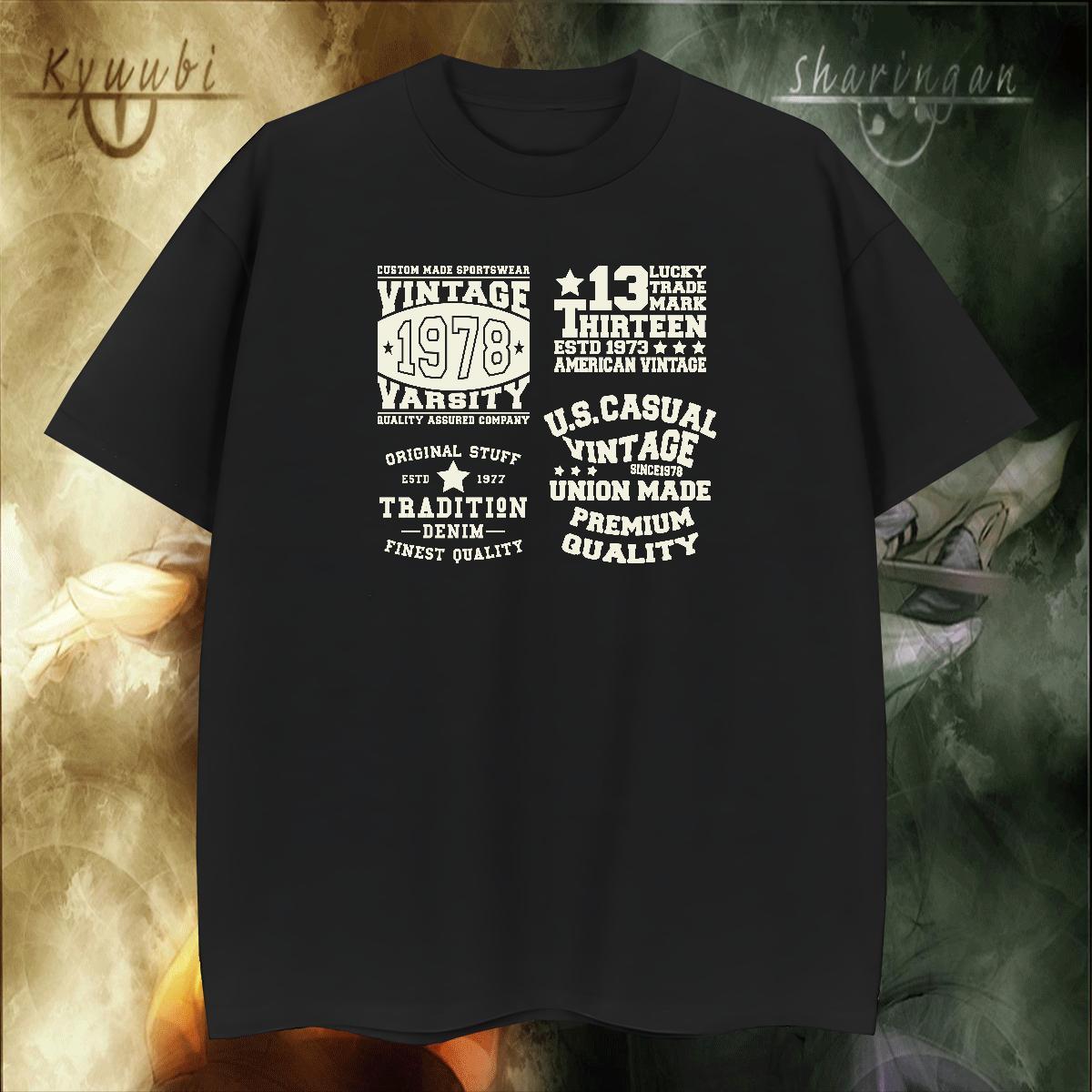 DIY Customized T Shirt For Man letter Tops 230g Pure Cotton Sports Casual Classic Black White O Neck Short Sleeves Tshirt for Man Woman