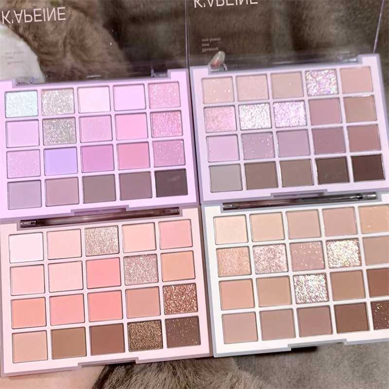 20Color Korean Low Saturation Eyeshadow Palette Purple Matte lescent Long Lasting Waterproof Glitter Eye Shadow Eye MakeupW241212