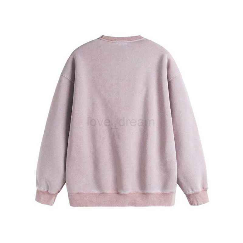 NXXTRESS 400 Grams Cotton Vintage batik Hoodie Men Spring and Autumn Tops Lambswool Fleece Fashion Womens O-Neck SweatshirtXJ240812