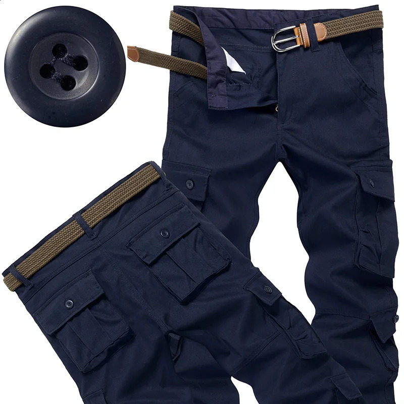 Mens Tactical Pants Casual Cargo Pants Outdoor Sports Work Trousers High Quality Joggers Hiking Pants Korean Sweatpants 240816