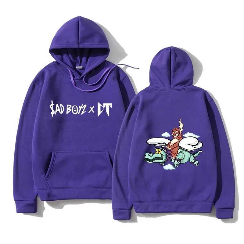 Mens Hoodie Player Corridos Tumbados Fashion Sadboyz Long Sleeve Sweatshirt Womens Cool Casual Harajuku Street Clothing ZipperW240724