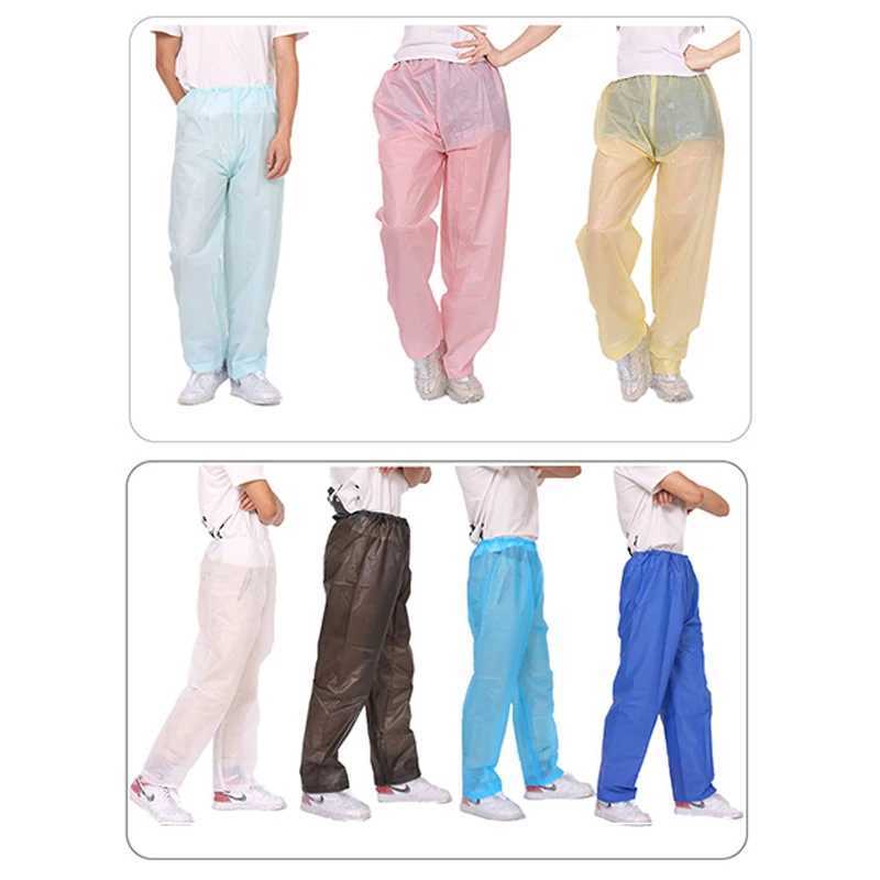 1pc Waterproof Rain Pants PU Snow Trousres Sport Raincoats Outdoor Toddler Playsuit 110cm Y240810