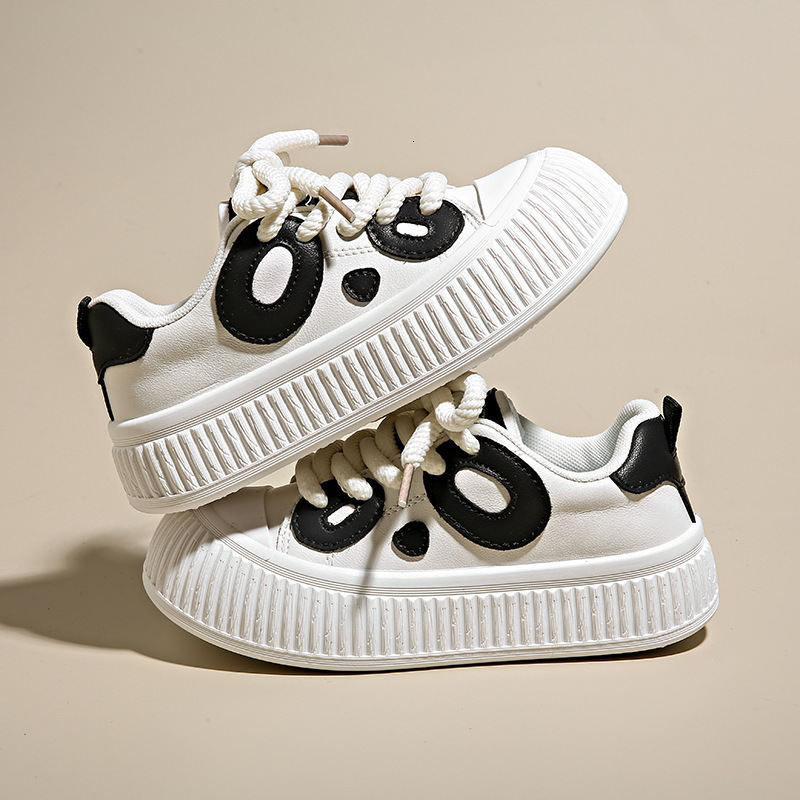 Ddmysports Spring New Panda Songcake Versatile Casual Thick Sole Student Korean Daily Board Shoes Live Broadcast XT Outdoor