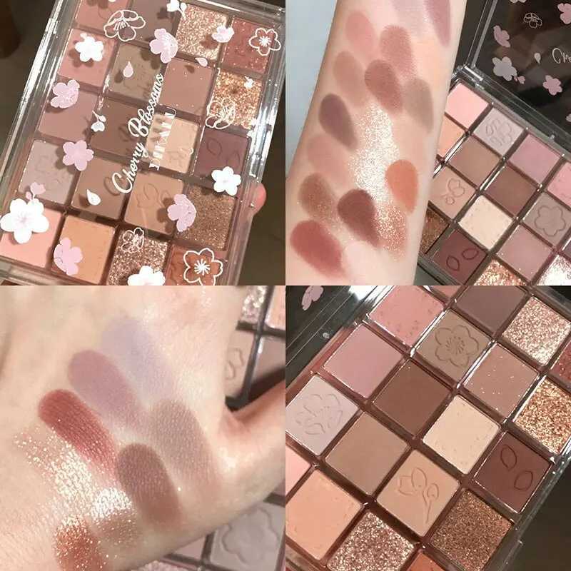 DIKALU Evening Cherry Dance eye shadow Tray 20 Color Large Plate l Dumb Bright Milk Tan Price SpringW241212