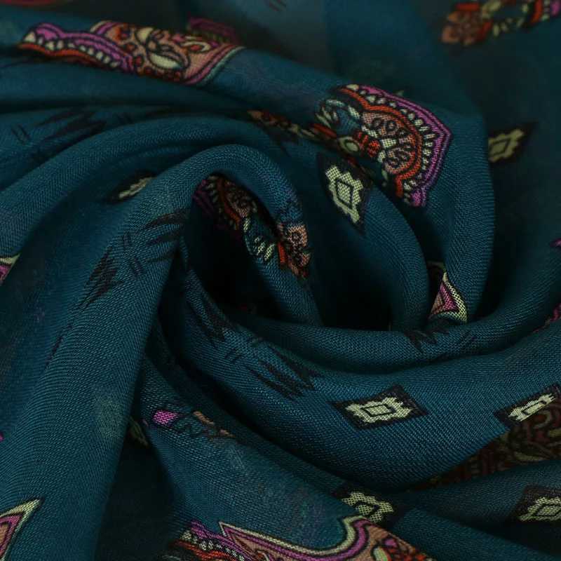 Ethnic New Chiffon Womens Scarf Summer Printed Thin Sunscreen Scarf Soft Shawl Fountain Adhesive Autumn Womens Wrap Shawl W240810