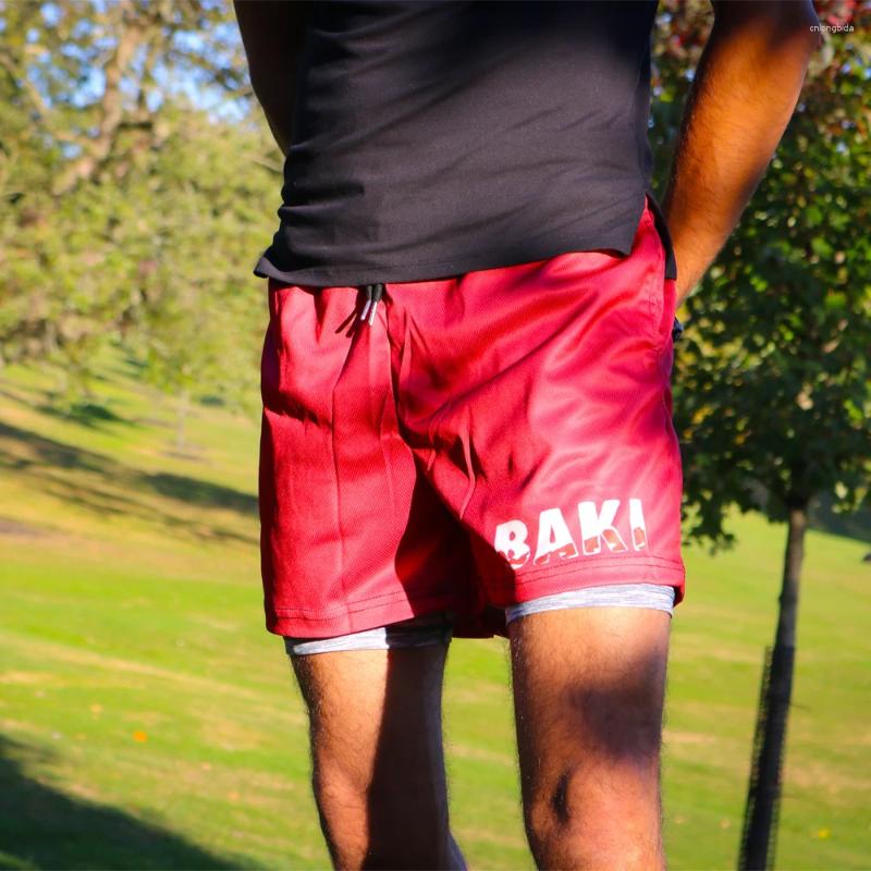 Men's Shorts Anime Devil Fruit 3D Print Manga Gym Fiess Mesh Quick Dry Sports Short Pants Breathable Summer Unisex