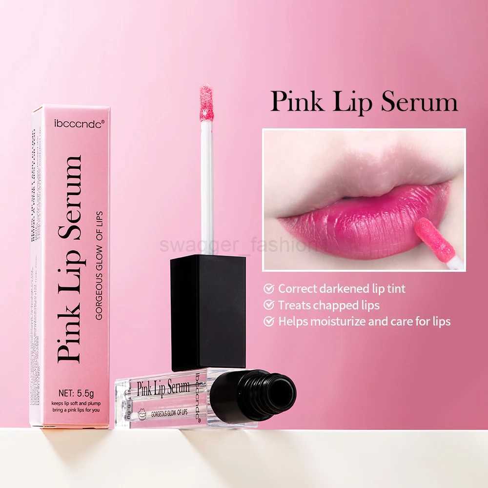 Pink Lips Serum Lip Balm Plumper Serum Reduces Fine Lines Brighten Lipgloss Anti-Drying For Women Pink Lips Instant VolumisingXJ240812