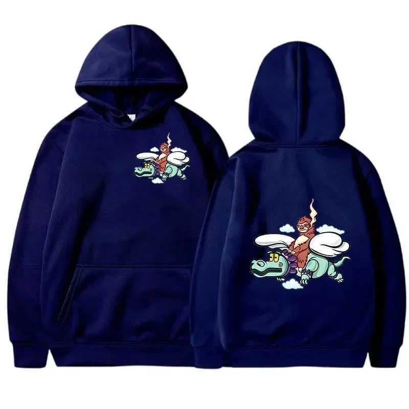 Natanael - Mens and Womens Hooded Sweatshirt hip-hop style mens sweater printed design oversized fashionableXJ240812