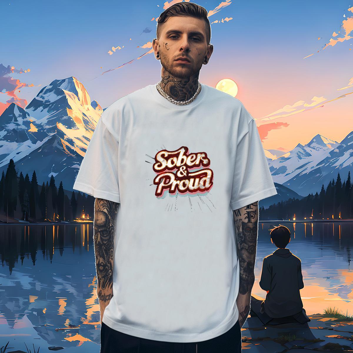 Comfortable Men Tops Tees letter 230g Pure Cotton Spring Summer Crew Neck T Shirts Men DIY Printed Fashion New Tee Shirt