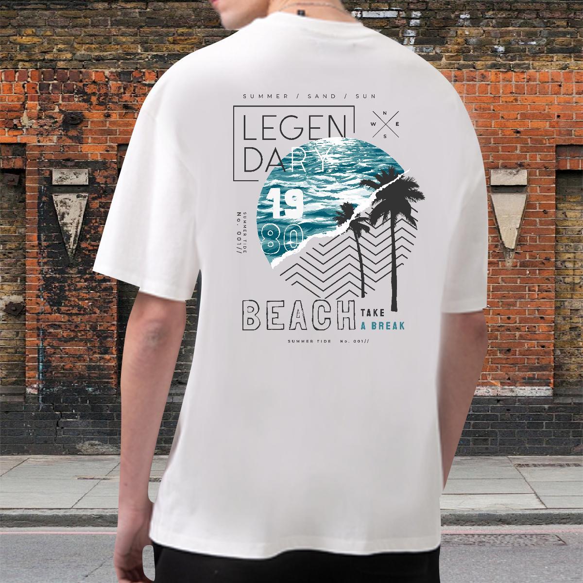 2024 Designer T Shirts Men letter Tops 230g 100% Cotton Home Outdoor Comfortable Plus Size Cartoon Crew Neck Breathable Tshirts