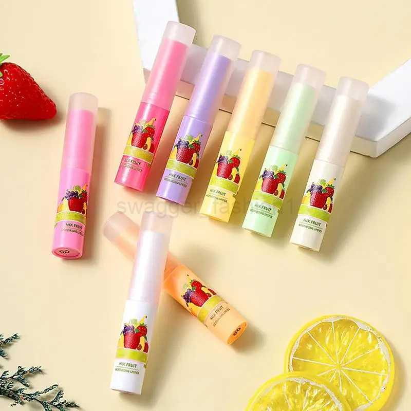 1PCS Moisturizing Fruit Lip Balm Long Lasting Nourishes Lips Reduce Lip Line Anti-drying Hydration Lipstick Lip CareXJ240812