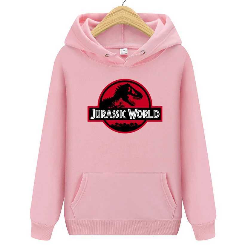 Mens and womens fashion Jurassic Park classic hoodies casual wearW240724