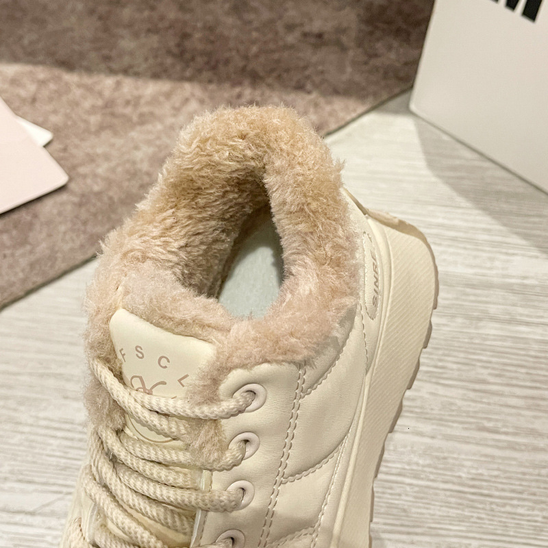 Ddmysports Forrest Gump Women S Spring Autumn Winter Velvet Versatile Thick Sole Student Anti Slip Casual Sports Shoes GM Outdoor